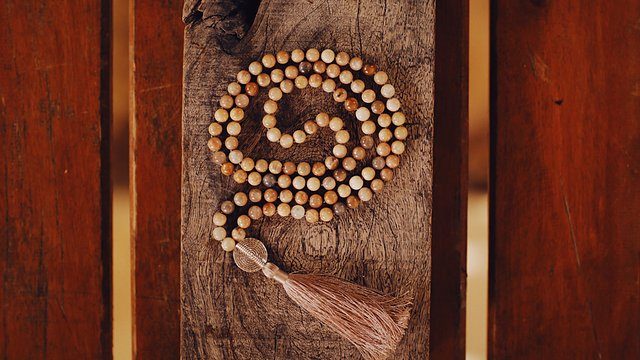 Wooden mala beads