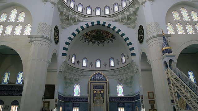 Grand mosque dome interior